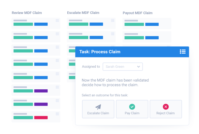 Marketing development fund CRM approval workflow